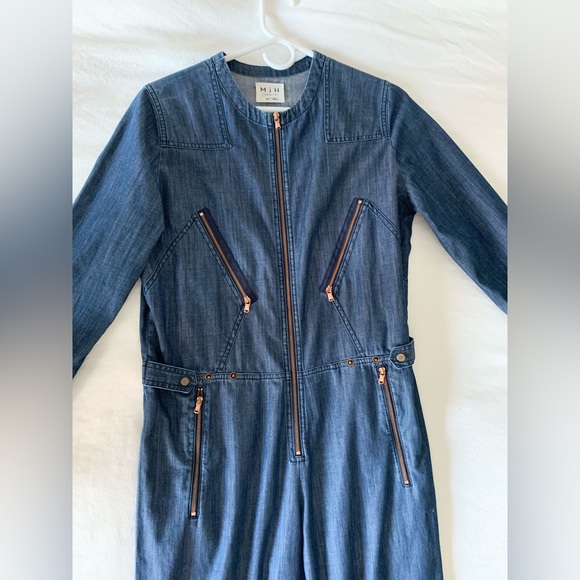 MiH Jeans Denim Limited Item Jumpsuit - Picture 4 of 5